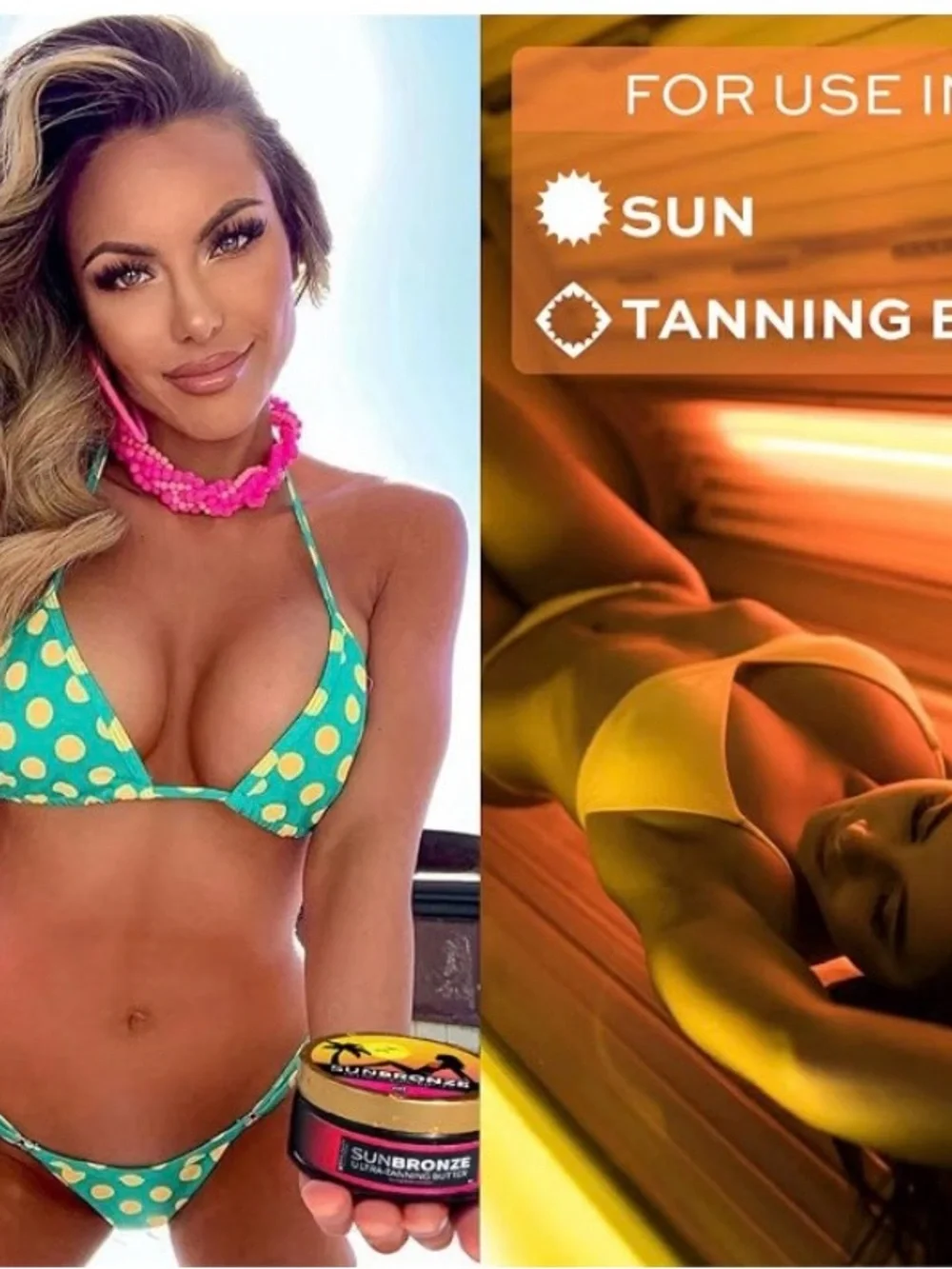 🌸B72 - SunBronze Ultra-Tanning Butter - Juicy Watermelon🍉🛍️